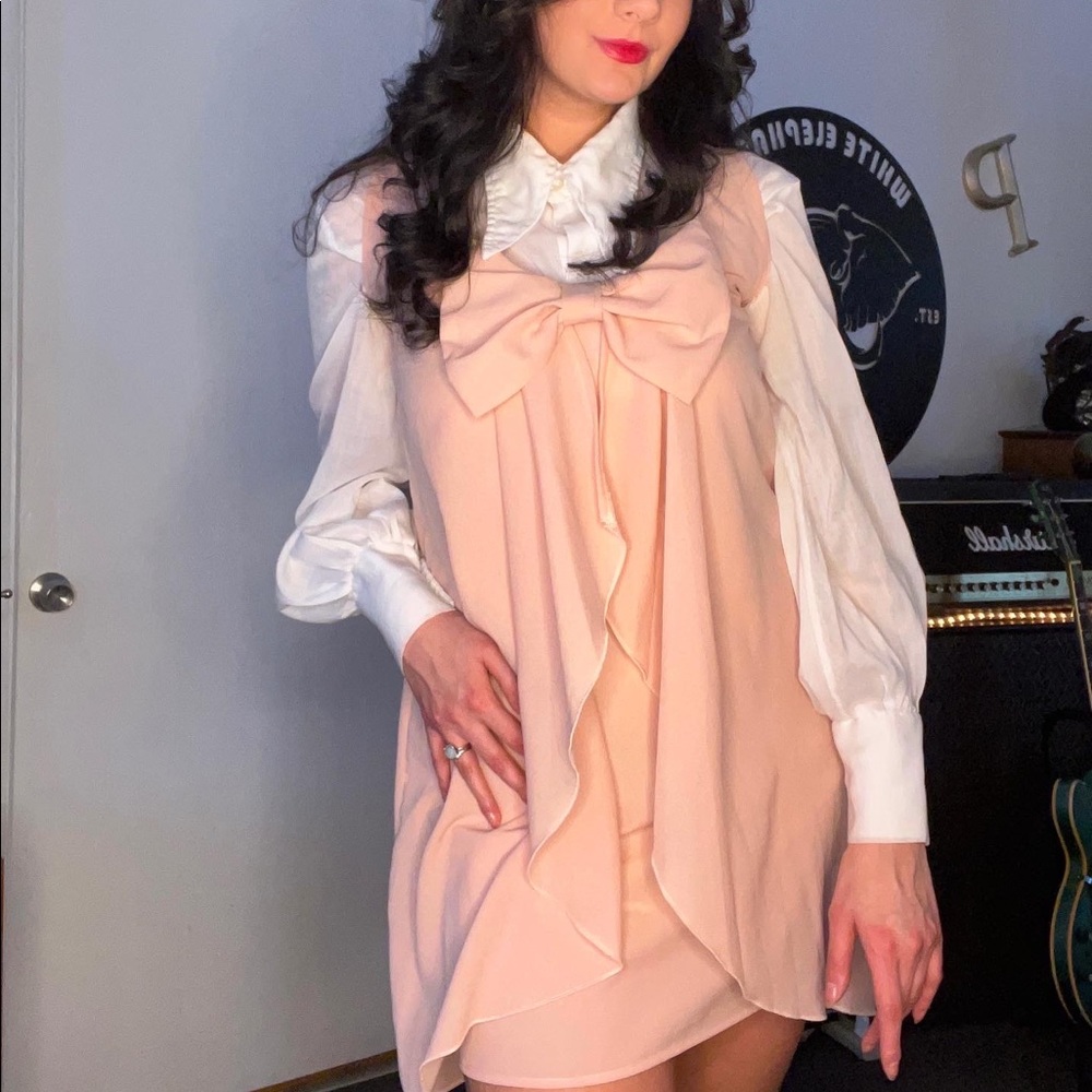 Blush Pink Babydoll Dress